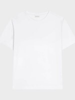Dries Van Noten Dries Van Noten T-Shirt, White, Hertz Crew Neck Cotton Jersey T-Shirt In White
