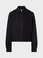 Dries Van Noten Dries Van Noten Jacket, Black, Vernon Cotton & Wool Water Repellent Collared Jacket In Black