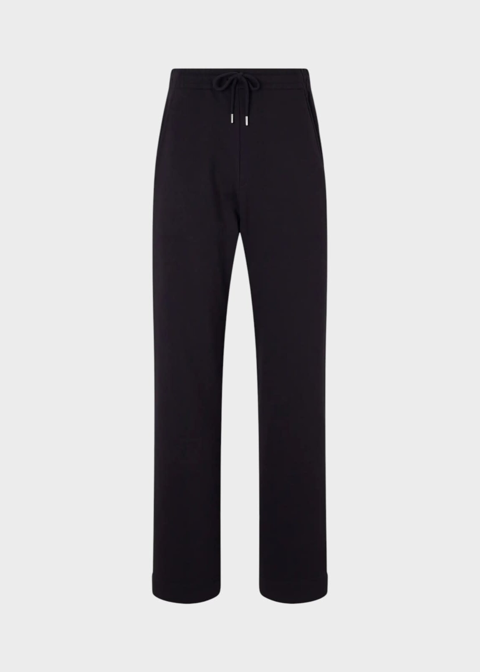 Dries Van Noten Dries Van Noten Trousers, Navy, Hamer Cotton Stright Leg Sweatpants In Navy