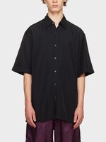Dries Van Noten Dries Van Noten Shirt, Black, Cassidye Cotton Short Sleeve Shirt In Black