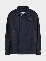 Dries Van Noten Dries Van Noten Jacket, Blue, Varrick Cotton Oversized Denim Jacket In Indigo