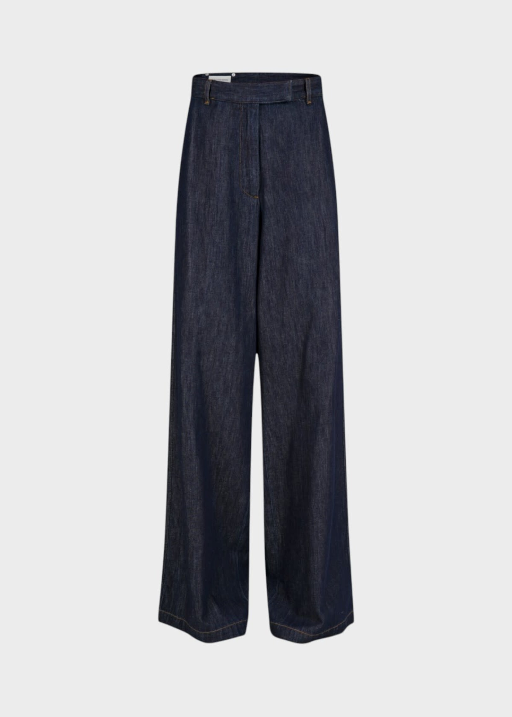 Dries Van Noten Dries Van Noten Jeans, Blue, Penn Cotton Wide Leg Denim Pants In Indigo
