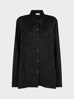 Dries Van Noten Dries Van Noten Shirt, Black, 00800-Cheers Tris 4024 W.W.Shirt Moiré Viscose In Black
