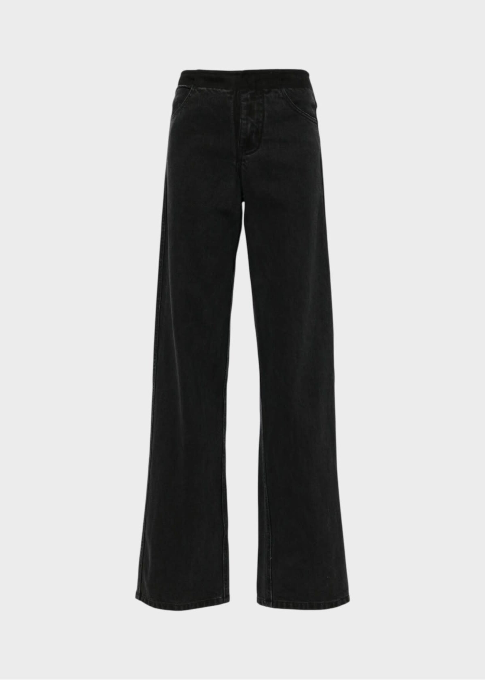 Christopher Esber Christopher Esber Jeans, Black, Cotton Deconstruct Denim Jean In Black