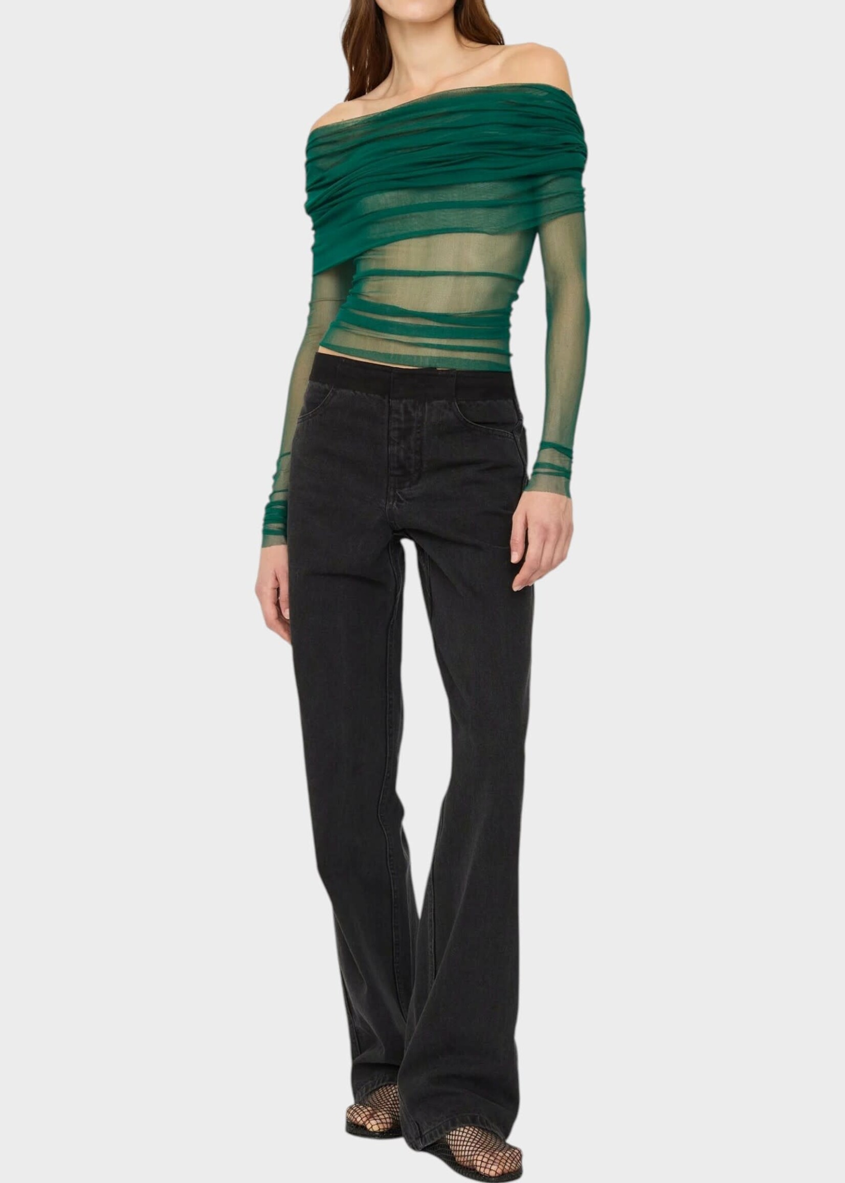Christopher Esber Christopher Esber Jeans, Black, Cotton Deconstruct Denim Jean In Black