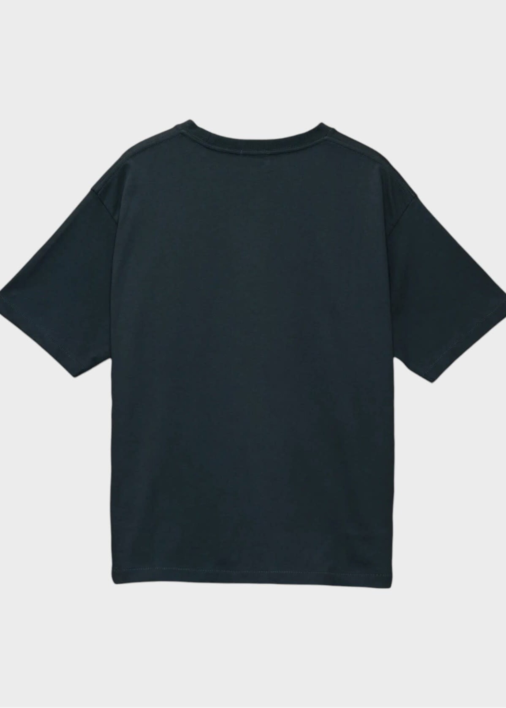 Bode Bode T-Shirt, Black, Cotton Crew Neck Tee In Black w/ Horseshoe Stud Pocket
