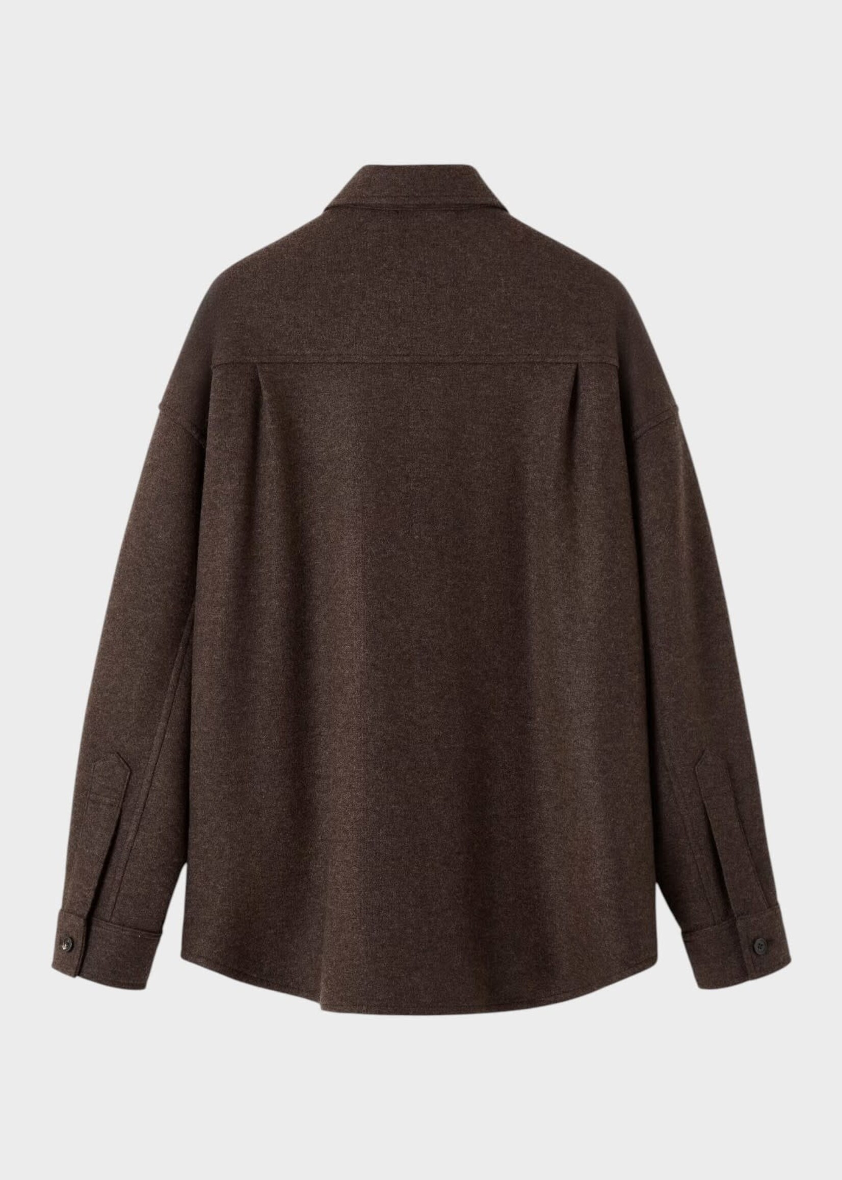 Loro Piana Loro Piana Jacket, Green, Darby Cashmere Collared Overshirt In Dark Amberwood
