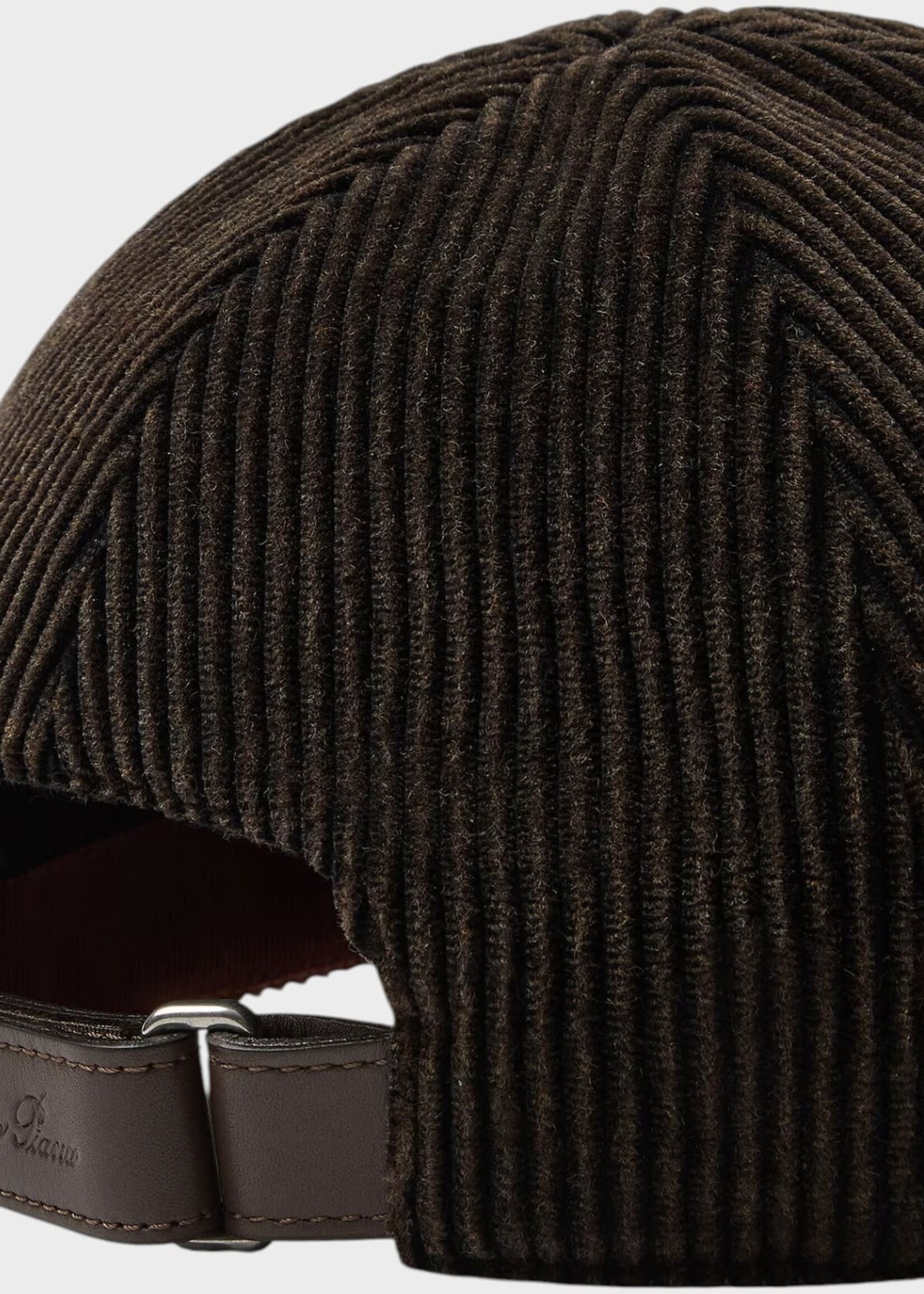 Loro Piana Loro Piana Hat, Brown, Ivy Soft Corduroy Baseball Cap In Brandy Sunset Thread