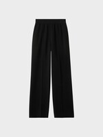 Loro Piana Loro Piana Knitwear, Black, Petunia Wool Cashmere & Silk Straight Leg Pants In Black