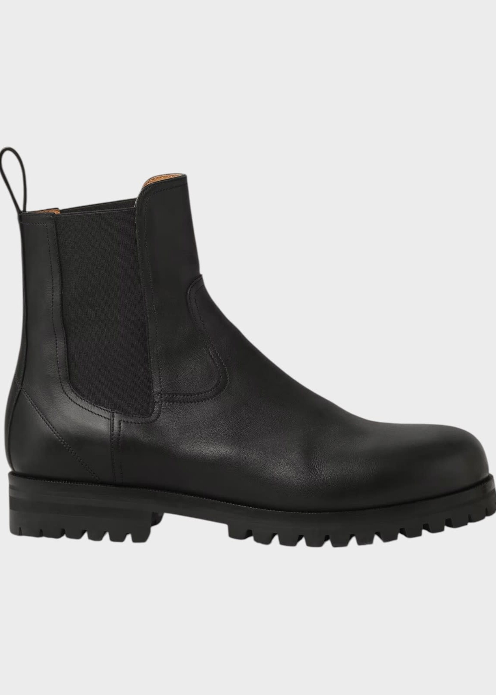 Loro Piana Loro Piana Boots, Black, Kent Walk Calfskin Boots In Black