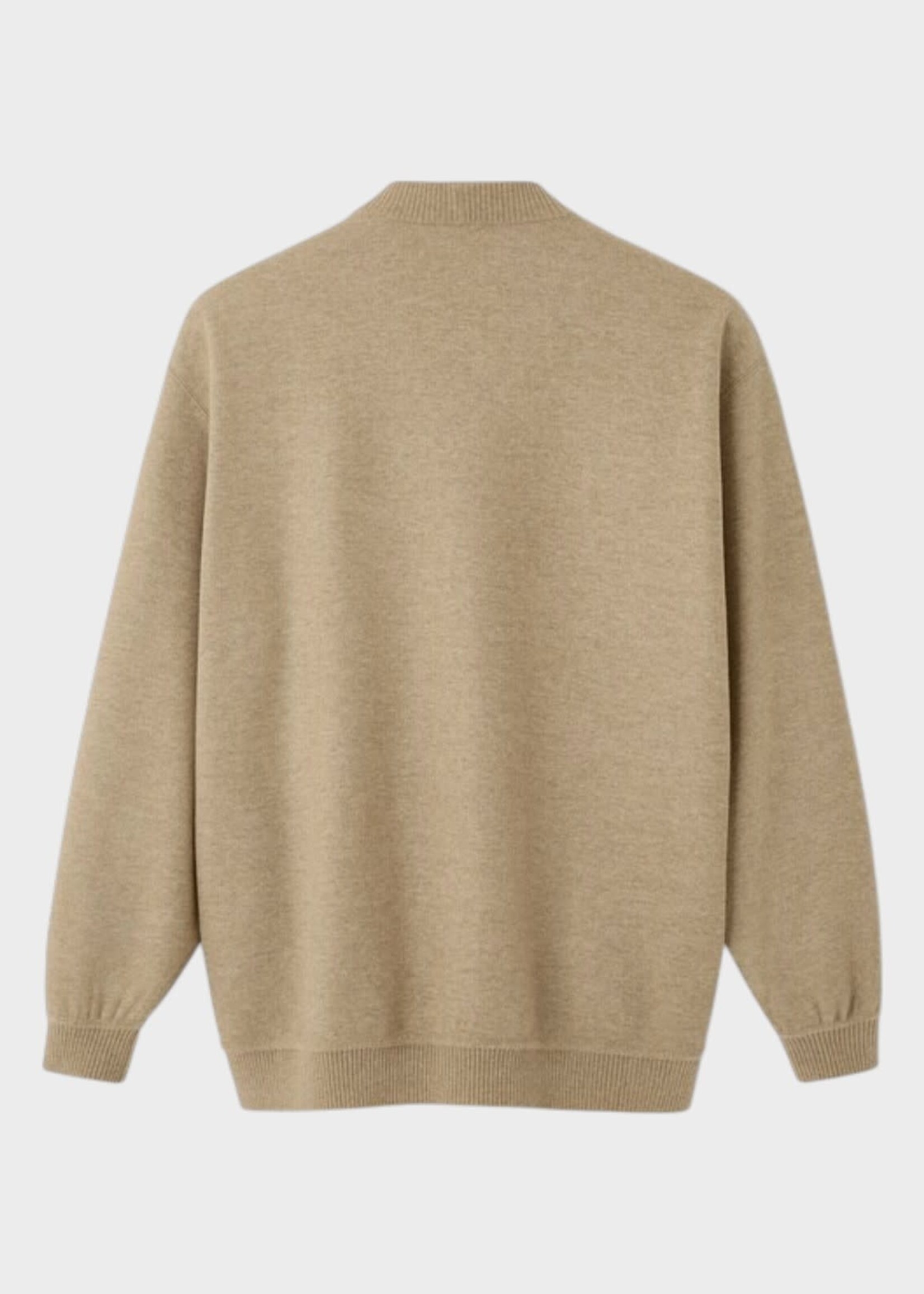 Loro Piana Loro Piana Knitwear, Beige, Rio Bodro Cashmere V-Neck Cardigan In Warm Sand Mélange