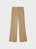 Loro Piana Loro Piana Trousers, Beige, Rio Bodro Cashmere Mid Waist Pants In Desert Rose Mélange