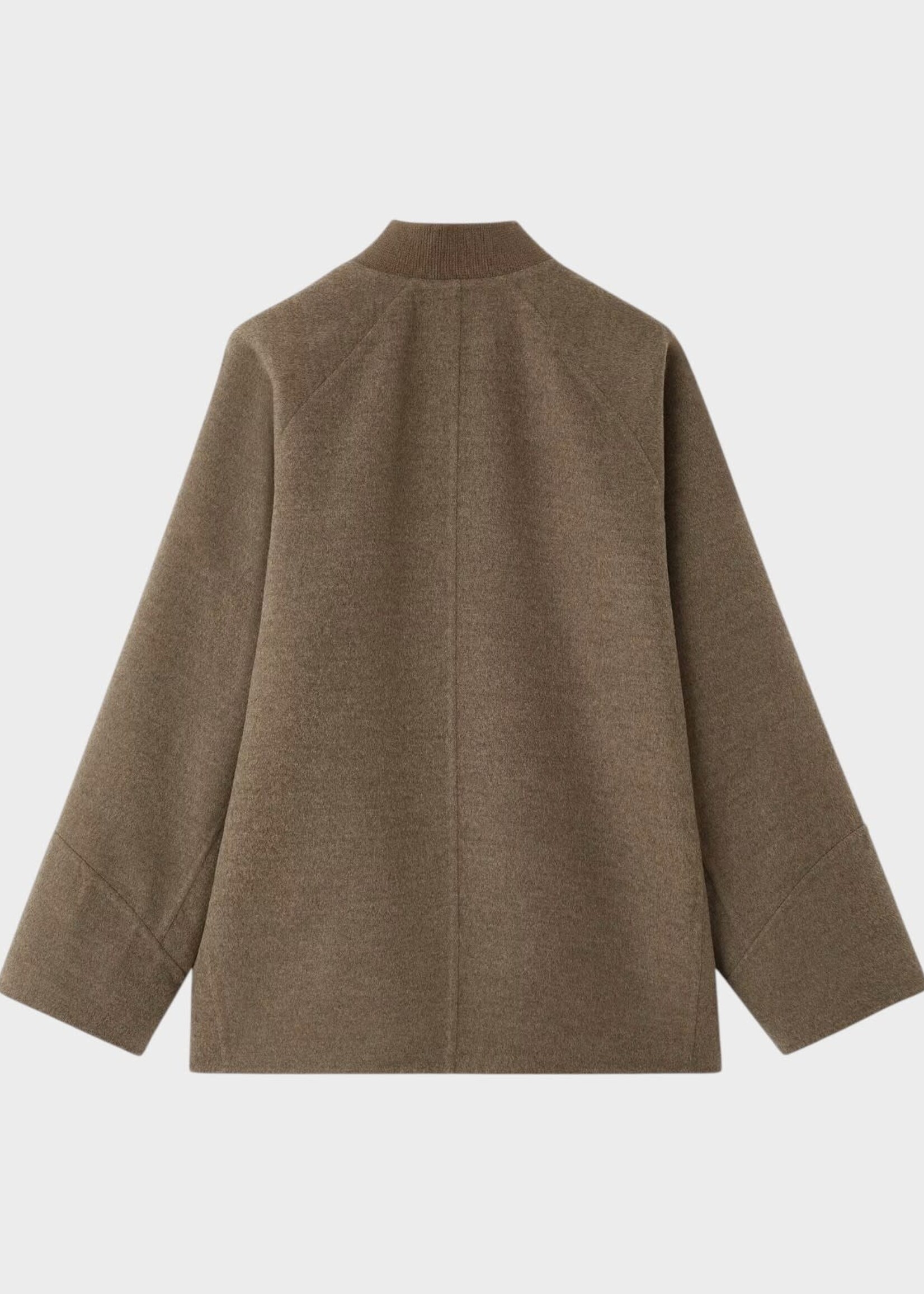 Loro Piana Loro Piana Jacket, Brown, Dexton Cashmere Bomber Blouson In Warm Tobacco Latte