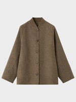Loro Piana Loro Piana Jacket, Brown, Dexton Cashmere Bomber Blouson In Warm Tobacco Latte