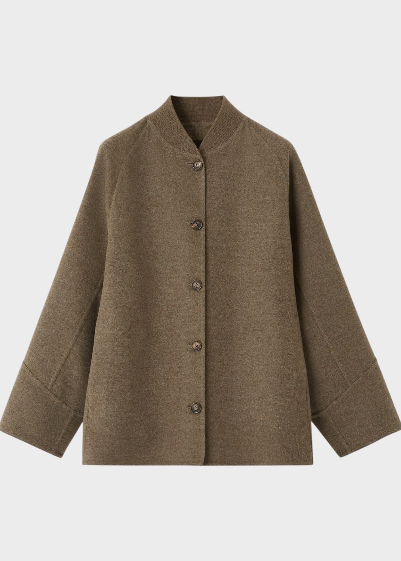 Loro Piana Loro Piana Jacket, Brown, Dexton Cashmere Bomber Blouson In Warm Tobacco Latte