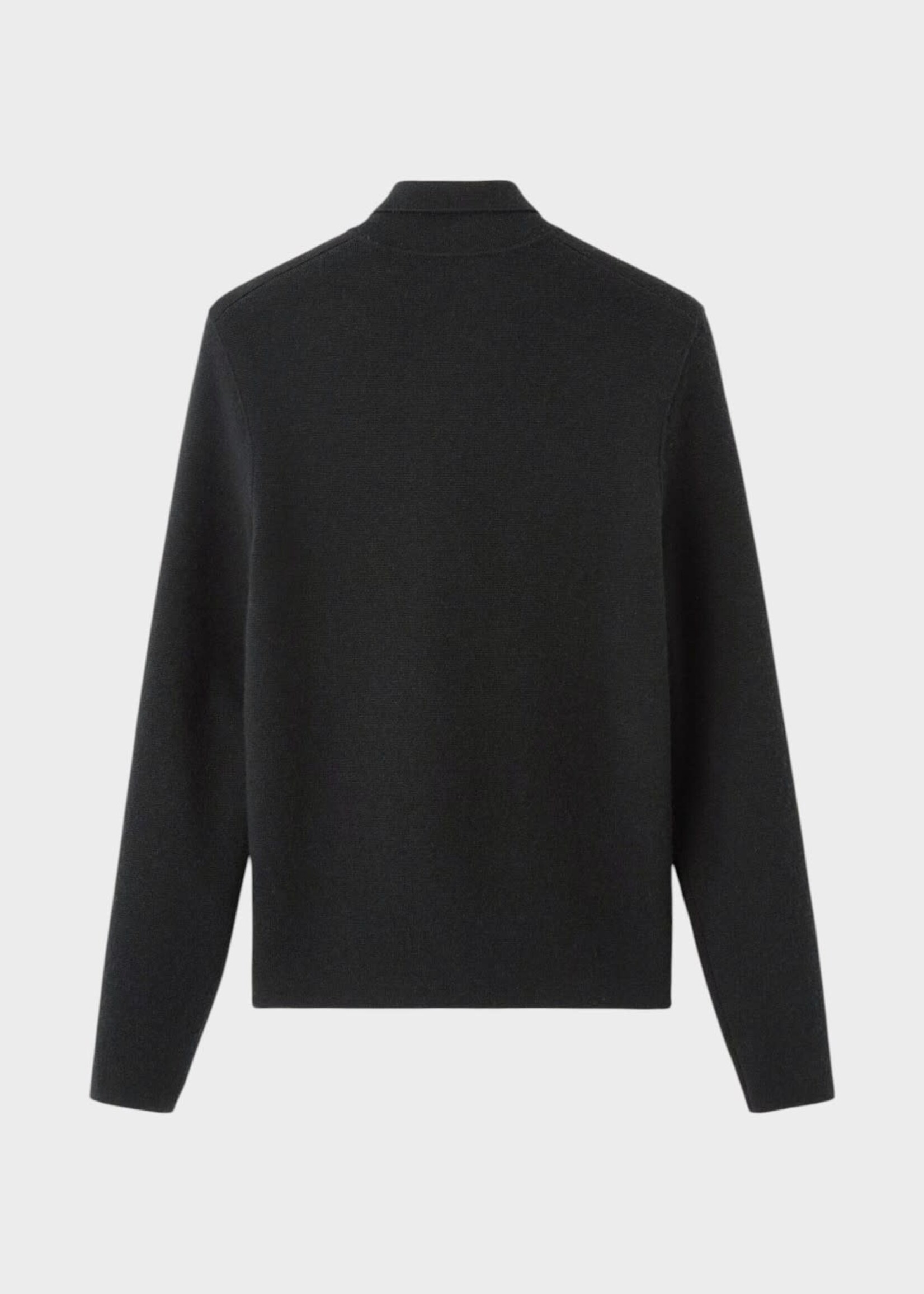 Loro Piana Loro Piana Knitwear, Black, Petunia Wool Cashmere &  Silk Bomber Sweater In Black