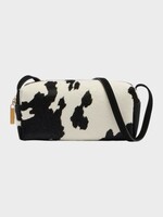 Khaite Khaite Bag, Multi, Kye Mini Calf Hair Crossbody Bag In Black & Natural w/ Cow Print
