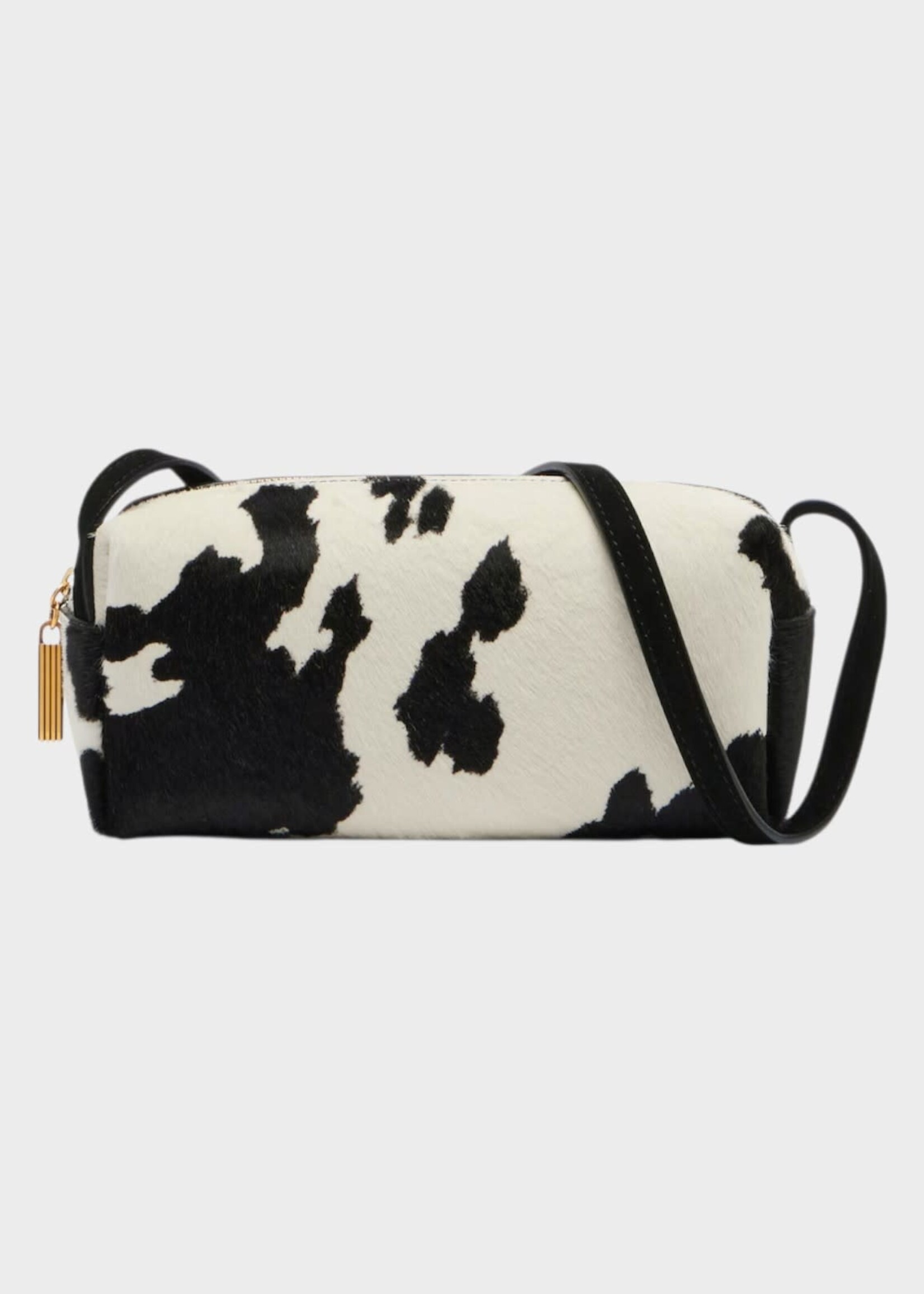 Khaite Khaite Bag, Multi, Kye Mini Calf Hair Crossbody Bag In Black & Natural w/ Cow Print
