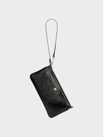 Courreges Courreges Bag, Black, Naplack Leather Zipped Pouch In Black