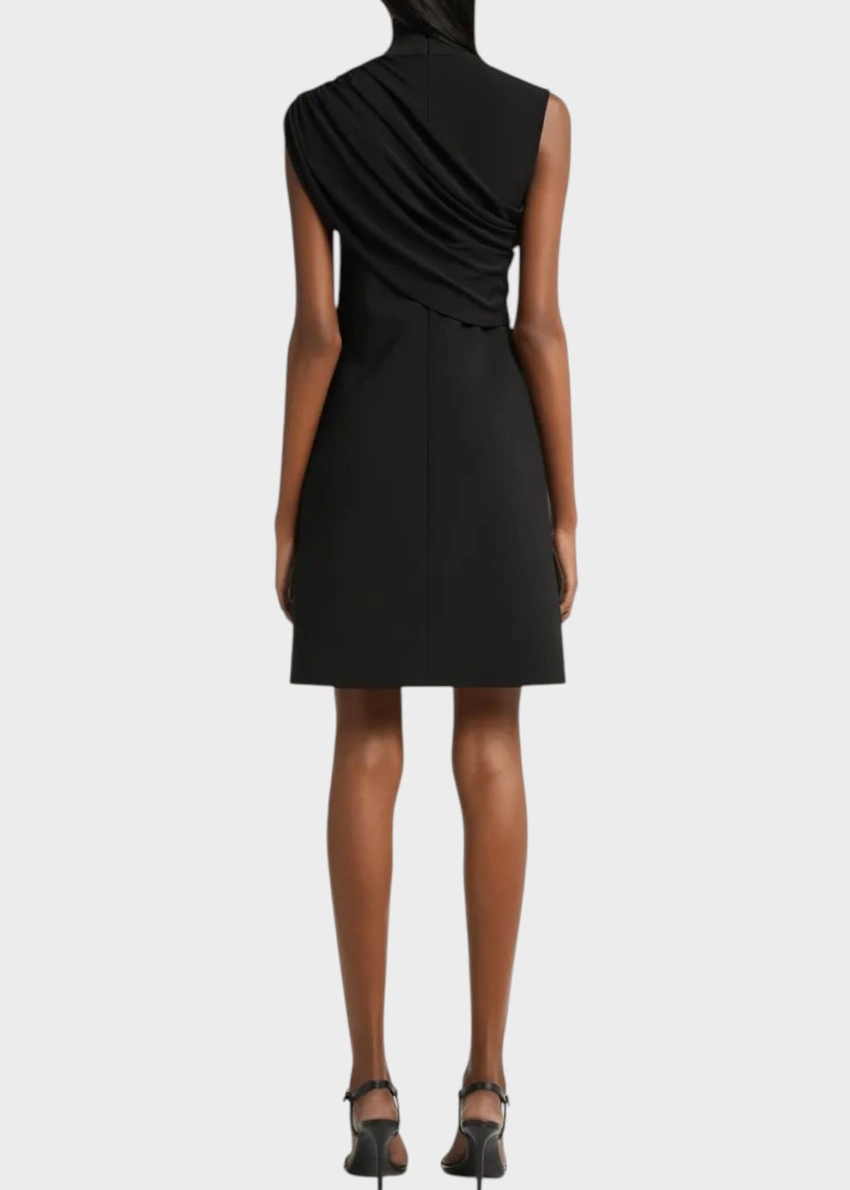 Courreges Courreges Dress, Black, Twist A-Line Short Dress In Black