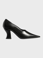 Khaite Khaite Heels, Black, Colleen Calf Leather 75Mm Pointed Pumps