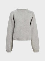 Khaite Khaite Knitwear, Grey, Simone Cashmere Sweater In Pewter