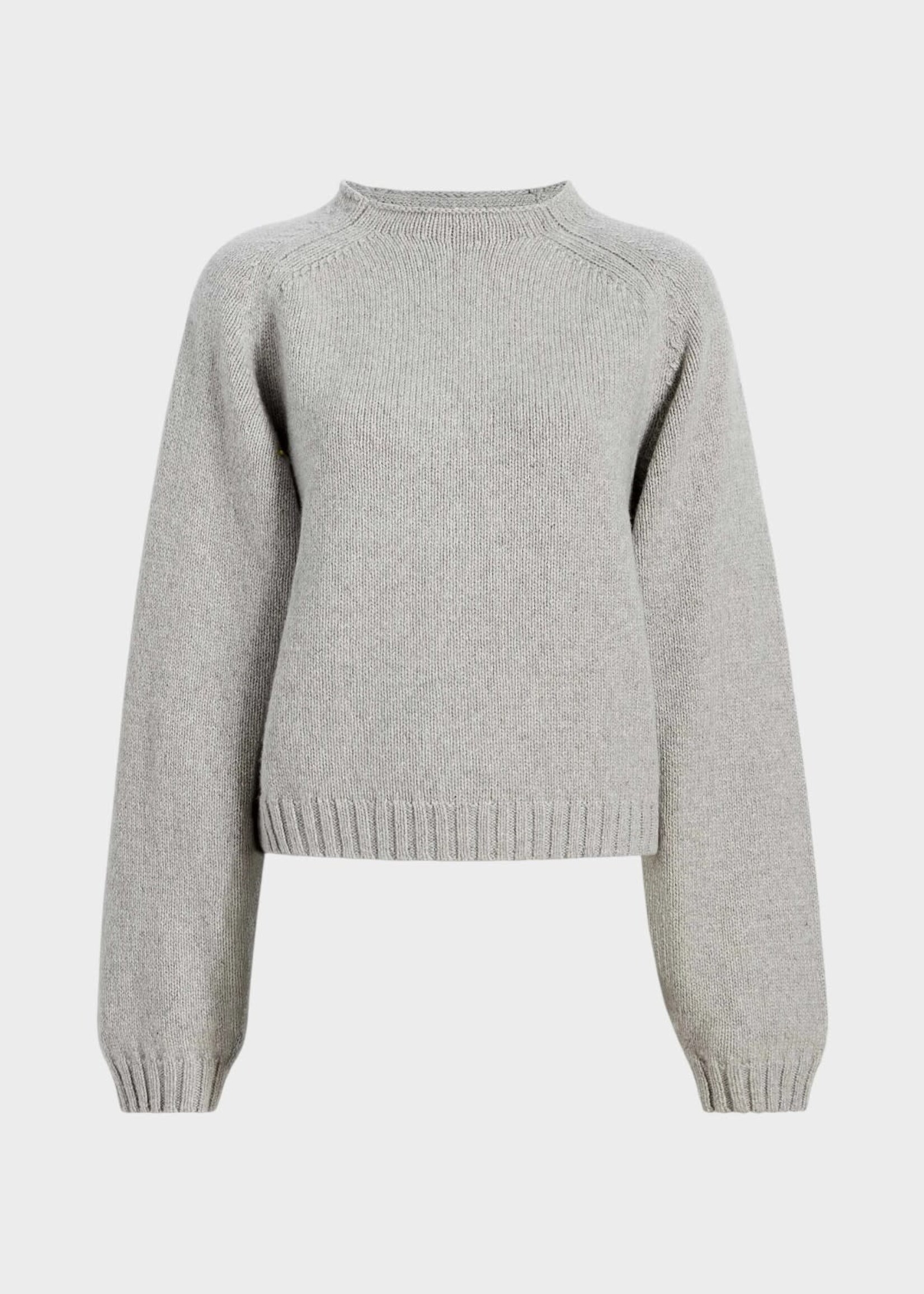 Khaite Khaite Knitwear, Grey, Simone Cashmere Sweater In Pewter