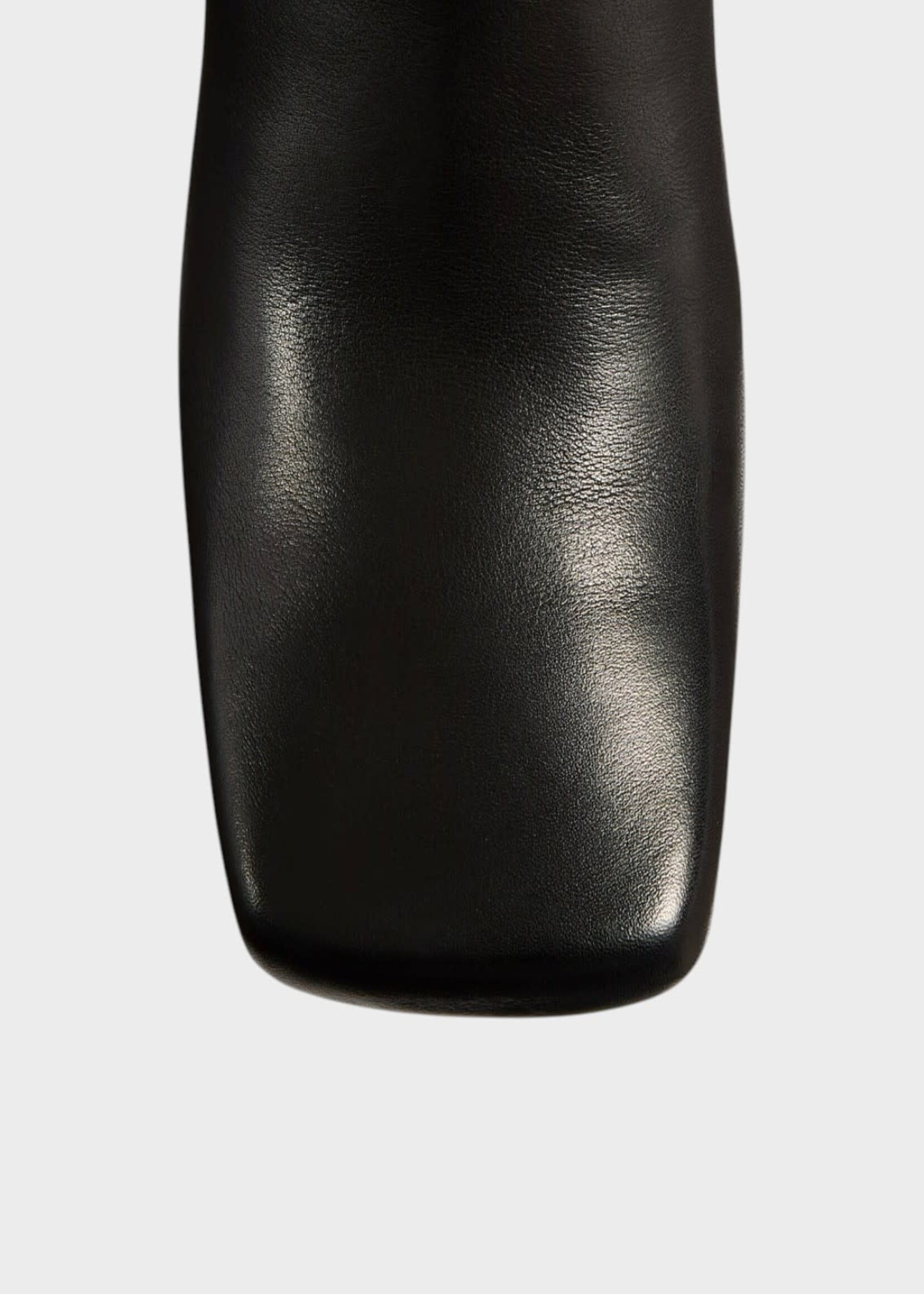 Khaite Khaite Boots, Black, Petra Calf Leather 85Mm Ankle Boots