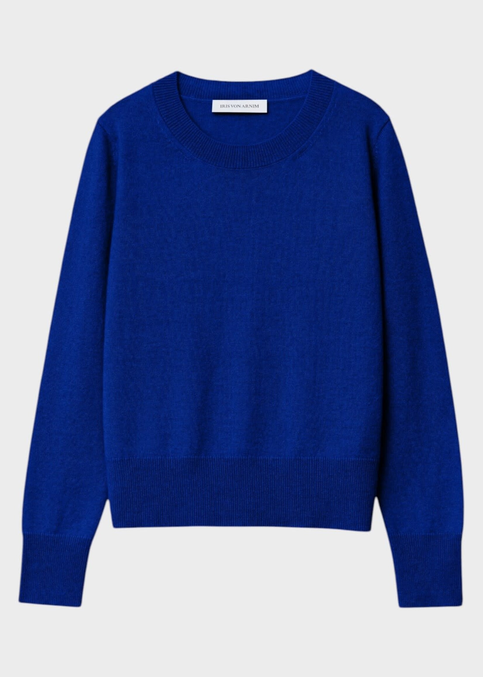 Iris Von Arnim Iris von Arnim Knitwear, Blue, Neris 50 Cashmere Crew Neck Pullover In Marine