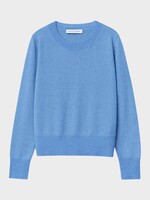 Iris Von Arnim Iris von Arnim Knitwear, Blue, Neris 50 Cashmere Crew Neck Pullover In Azur