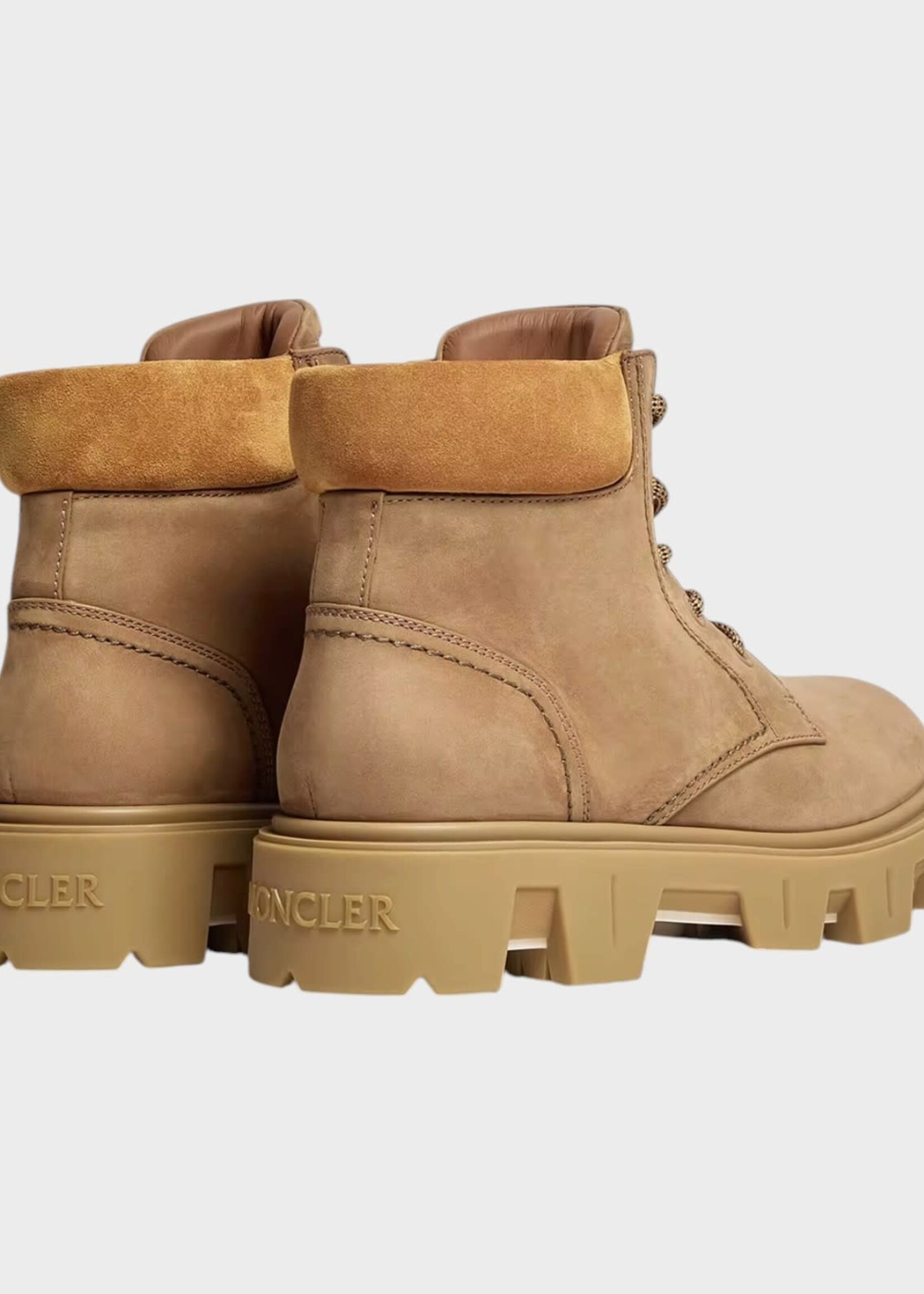 Moncler Grenoble Moncler Grenoble Boots, Beige, Peak City Nubuck & Suede Ankle Boots