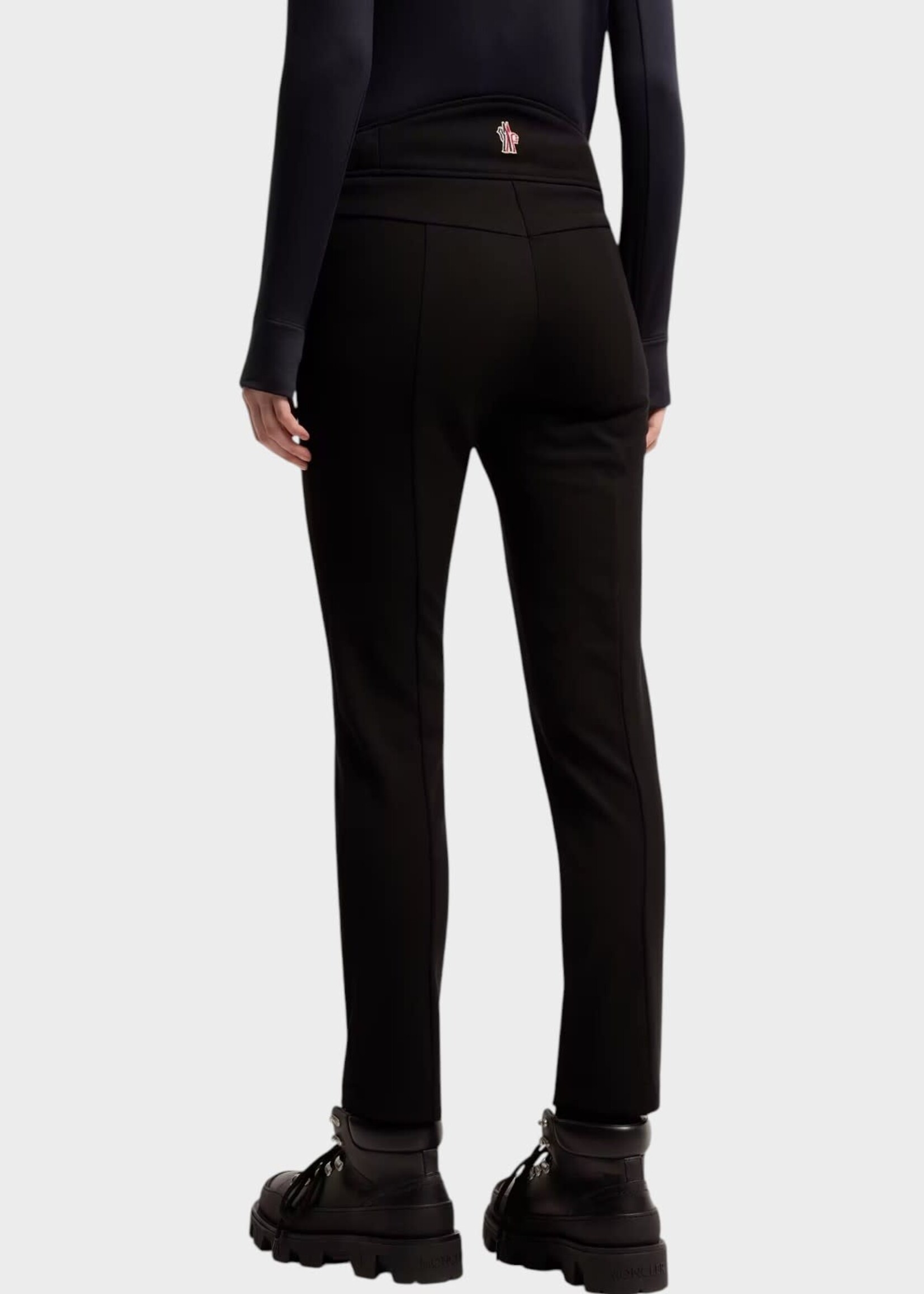 Moncler Grenoble Moncler Grenoble Trousers, Black, Technical Twill Slim Fit Pants