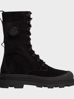 Moncler Grenoble Moncler Grenoble Boots, Black, Vera Suede Leather Lace Up High Ankle Boots