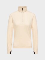 Moncler Grenoble Moncler Grenoble Top, White, Half Zip Polo Neck