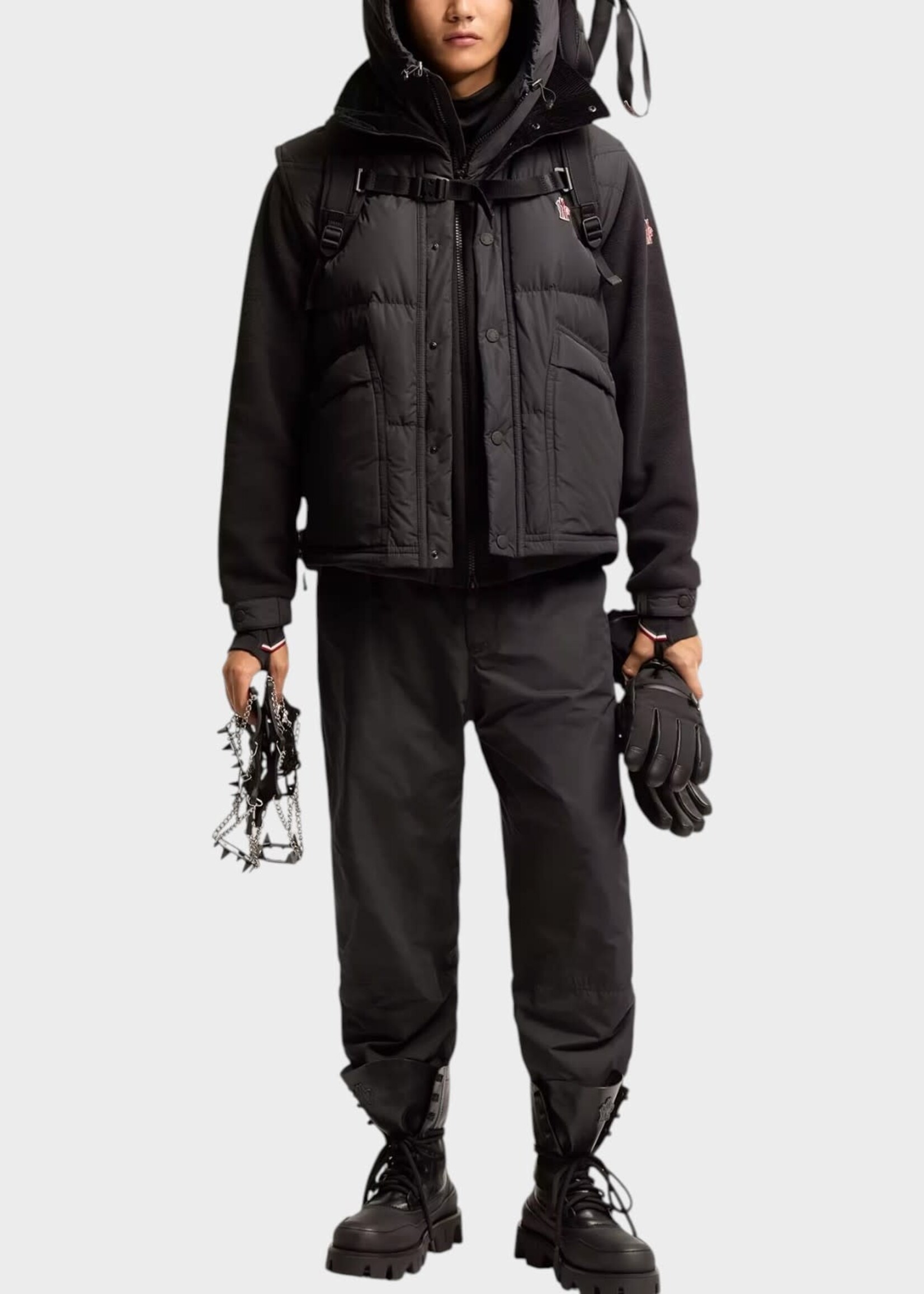 Moncler Grenoble Moncler Grenoble Jacket, Black, Evans Down Gilet