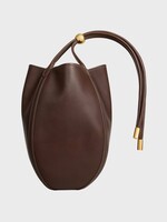 Celine Celine Bag, Brown, Supple Smooth Calfskin Small Drop Bucket In Chocolate