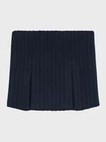 Celine Celine Skirt, Navy, Ribbed Wool Mini Skirt In Navy