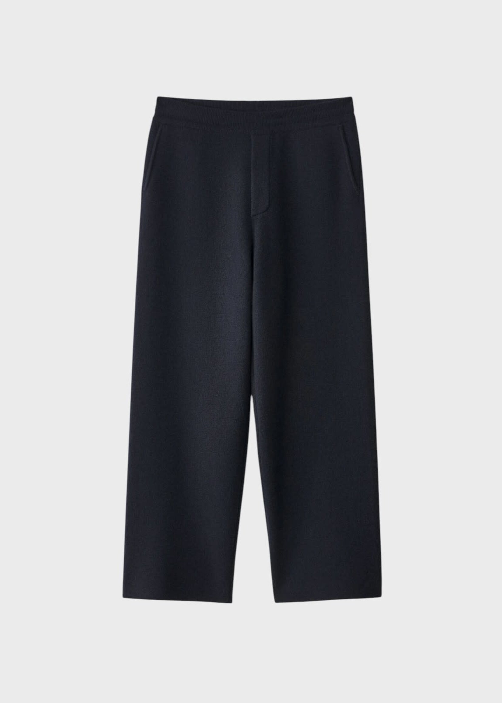Lisa Yang Lisa Yang Knitwear, Navy, Parker Cashmere Relaxed Fit Pants in Deep Navy