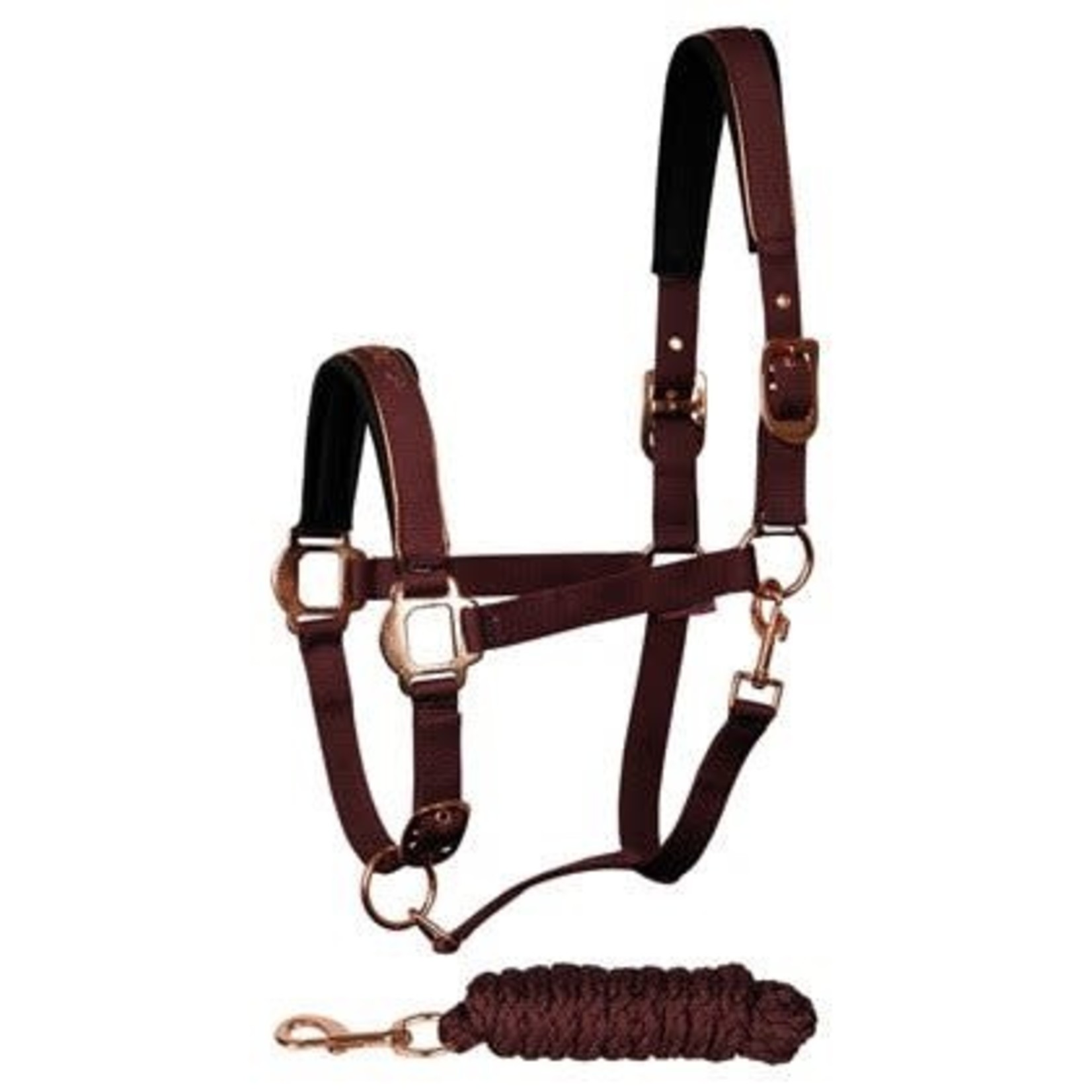 Harry's Horse Harry's Horse Halsterset Just Ride Rosegold, Bordeaux