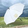 GolfRebels Tour paraplu - wit met gouden logo GolfRebels Tour paraplu - wit met gouden logo