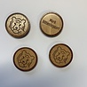GolfRebels Gepersonaliseerde houten ballmarker. GolfRebels Gepersonaliseerde houten ballmarker.