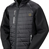 De GolfRebels Hybrid softshell jas - Black Grey De GolfRebels Hybrid softshell jas - Black Grey