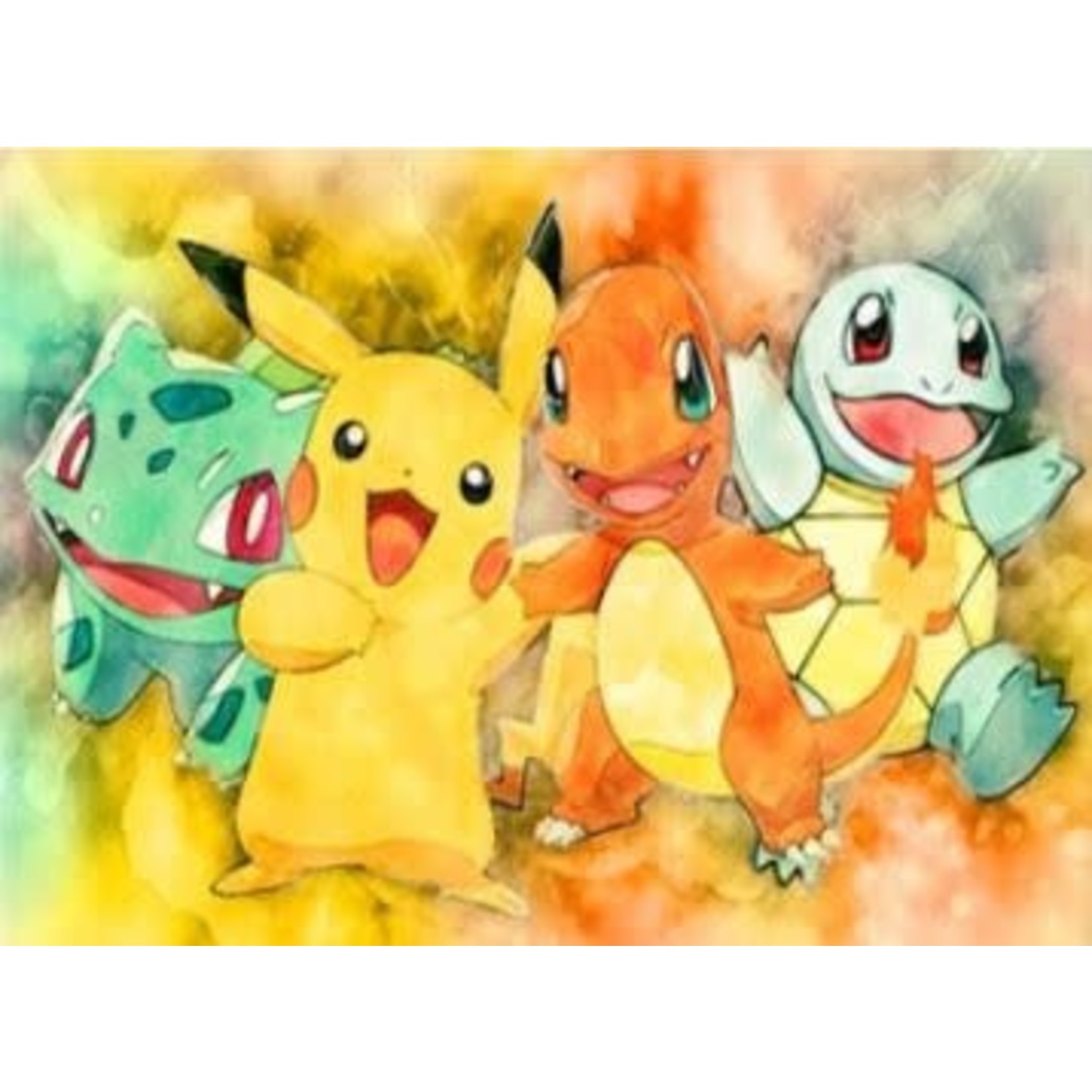 Pokémon Squirtle, Pikachu, Charmander & Bulbasaur