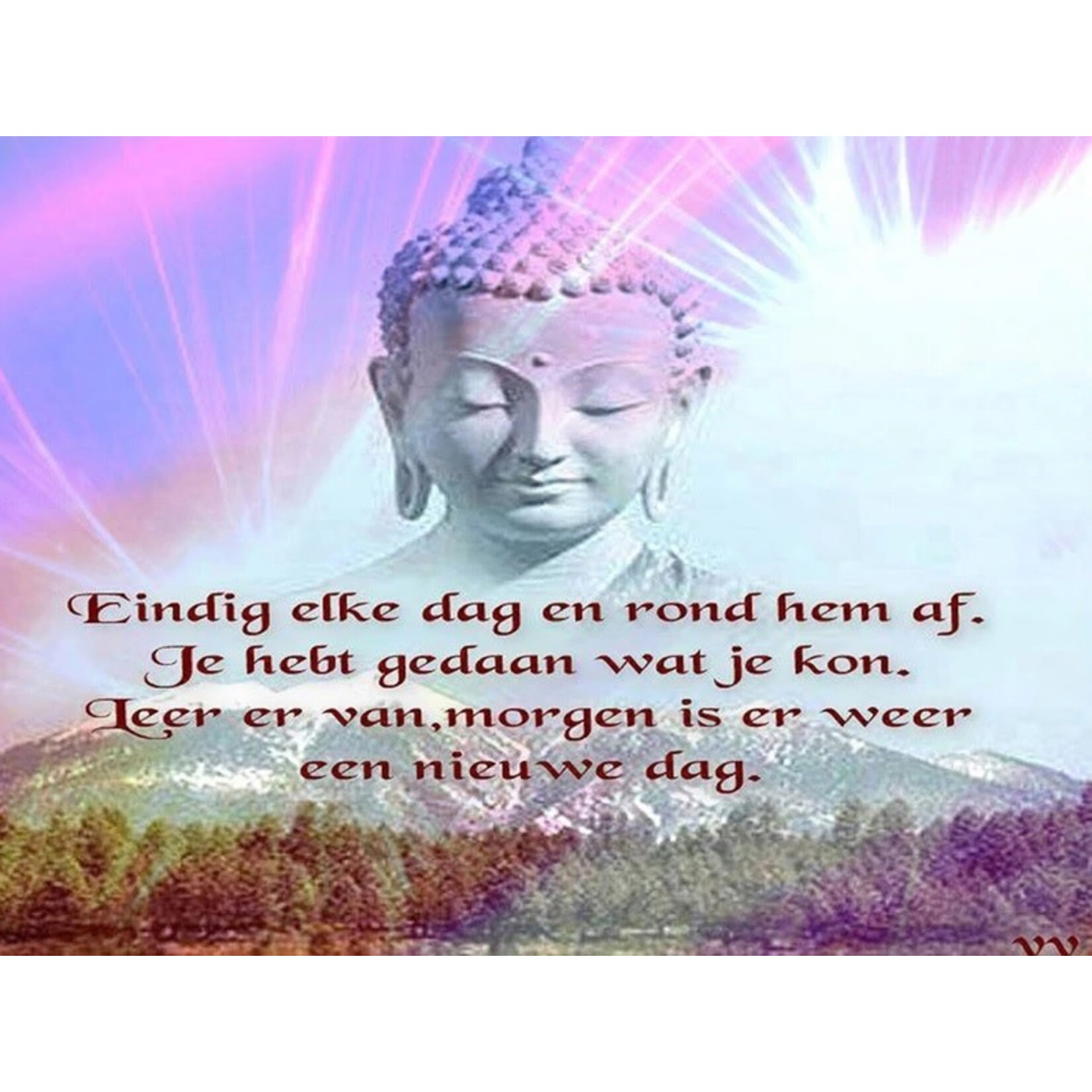 Leuze Boeddha: Eindig elke dag…