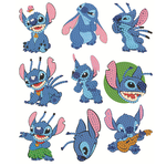 Sticker Lilo & Stitch