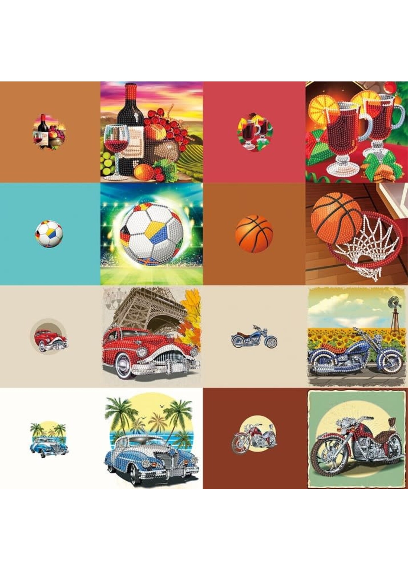 Pakket met 8 wenskaarten