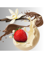 Chocolade swirl met aardbei