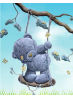 Me to you beer op een schommel