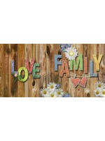 Wenskaart – Love – Family