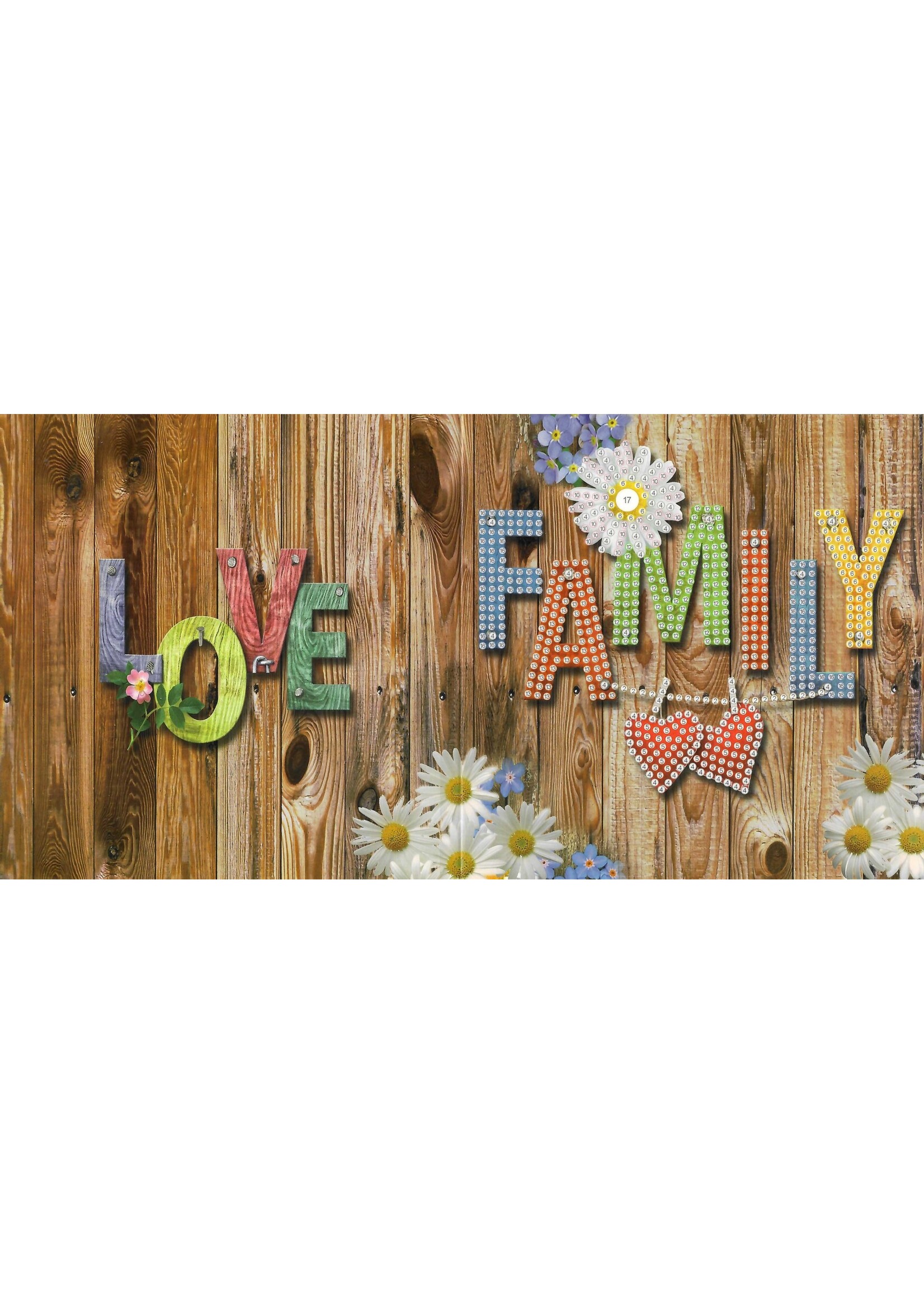 Wenskaart – Love – Family